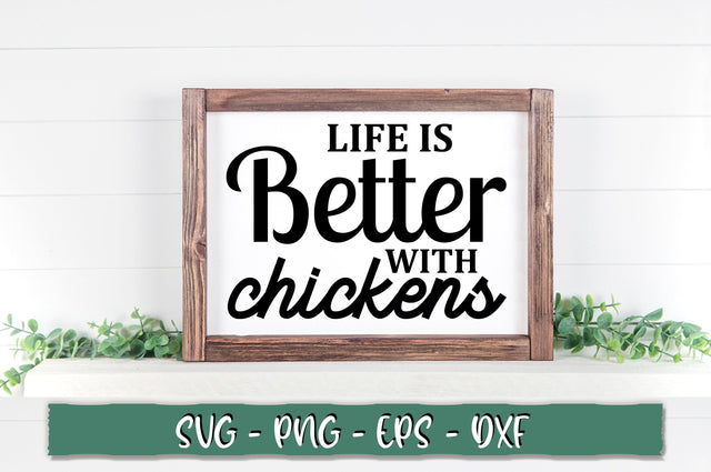 Life is better with chickens SVG SVG Shetara Begum 