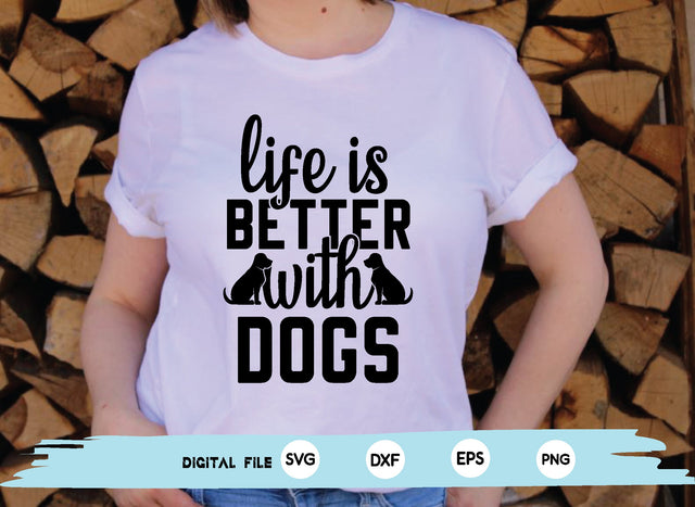 life is better with dogs SVG md faruk hossain 