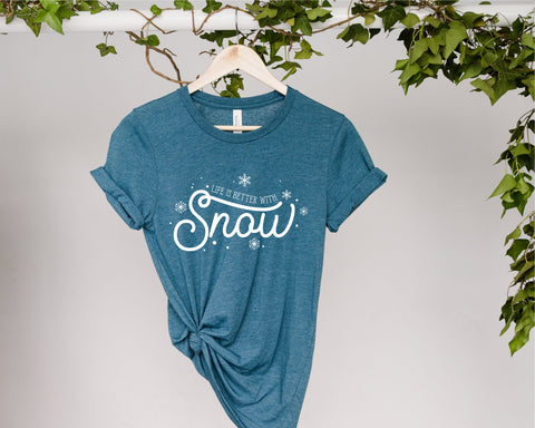 Life is Better with Snow Svg, Snow svg, Winter wonderland svg, New year svg, Winter svg, Snowflake svg, Stay Cozy svg, Winter Season svg SVG Fauz 
