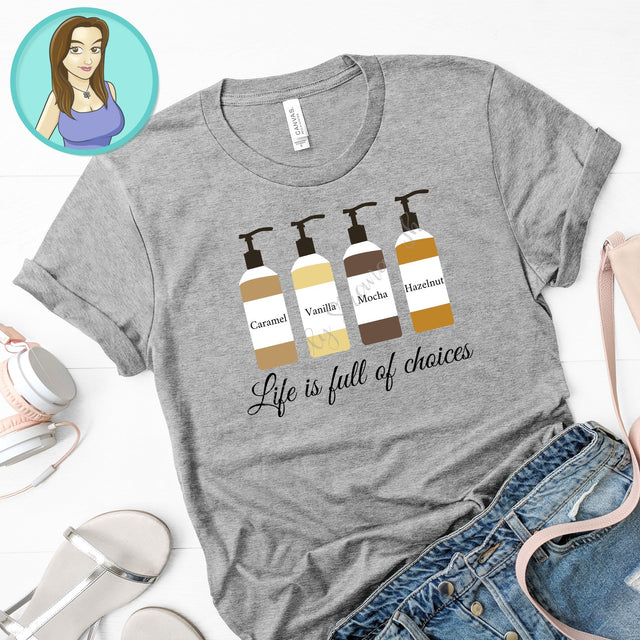 Life is full of choices Coffee svg and png SVG Awesomely Strange Designs 