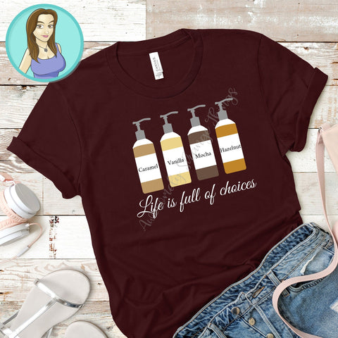 Life is full of choices Coffee svg and png SVG Awesomely Strange Designs 