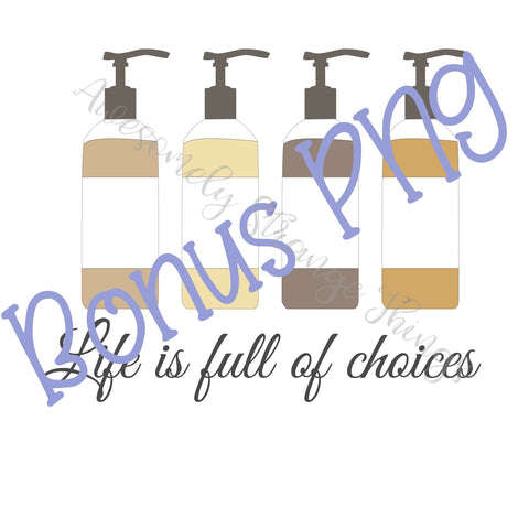 Life is full of choices Coffee svg and png SVG Awesomely Strange Designs 