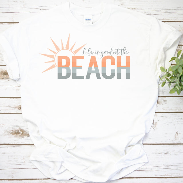 Life Is Good At The Beach SVG Cloth and Pine Designs 