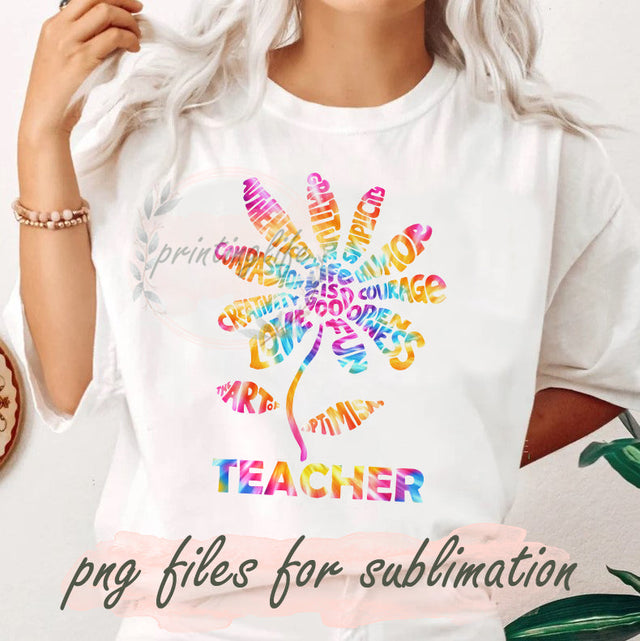Life Is Good Design Png, Back To School Png, Daisy Neon Teach School Png, Teacher Quote Png, Educator Sublimation Design, Teacher Day Png, Digital Download Sublimation PrintingLife 