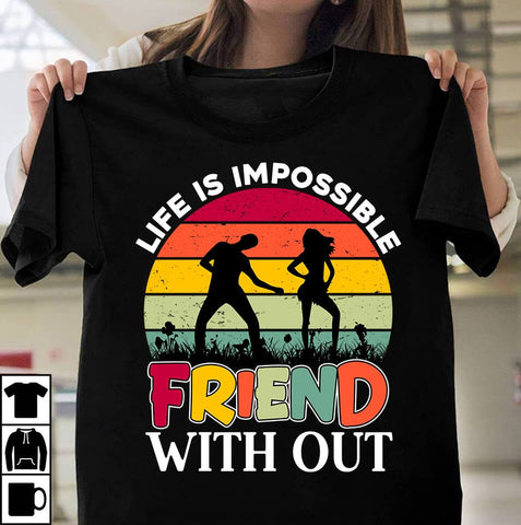 Friendship t sales shirt print