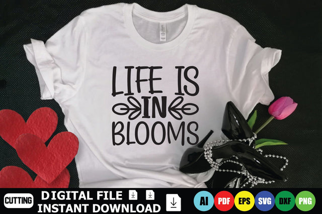 Life Is In Blooms SVG Shahin alam 