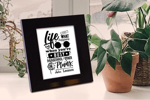 Life is - John Lennon's SVG SVG VectorSVGdesign 