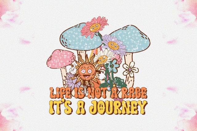 Life is Not a Race It's a Journey Sublimation Sublimation Jagonath Roy 