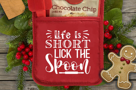 Life is short lick the spoon SVG Design SVG Regulrcrative 