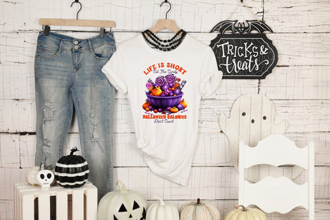 Life is Short PNG, Funny Halloween Sublimation Sublimation CraftLabSVG 