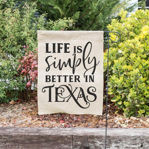 Life is simply better in Texas SVG Chameleon Cuttables 