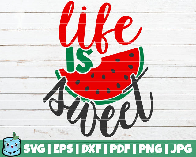 Life Is Sweet SVG MintyMarshmallows 