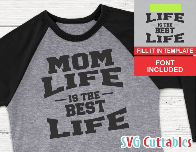 Life is the best life svg template SVG Svg Cuttables 