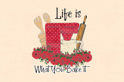 Life is What You Bake Sublimation Sublimation Jagonath Roy 