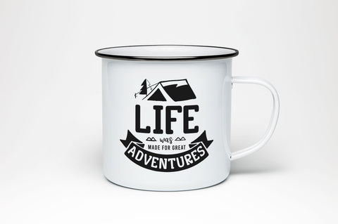 Life Was Made For Great Adventures, Camping and Adventure SVG SVG futivesvg 