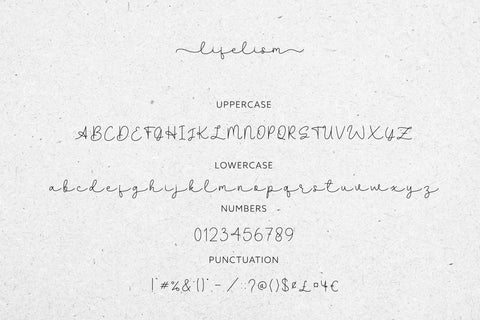 Lifelism Font Jun Creative 