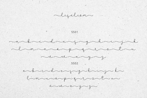 Lifelism Font Jun Creative 