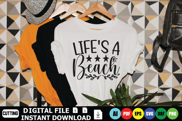 Life's A Beach SVG Shahin alam 