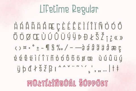 Lifetime - Handwriting Font Font AnningArts Design 
