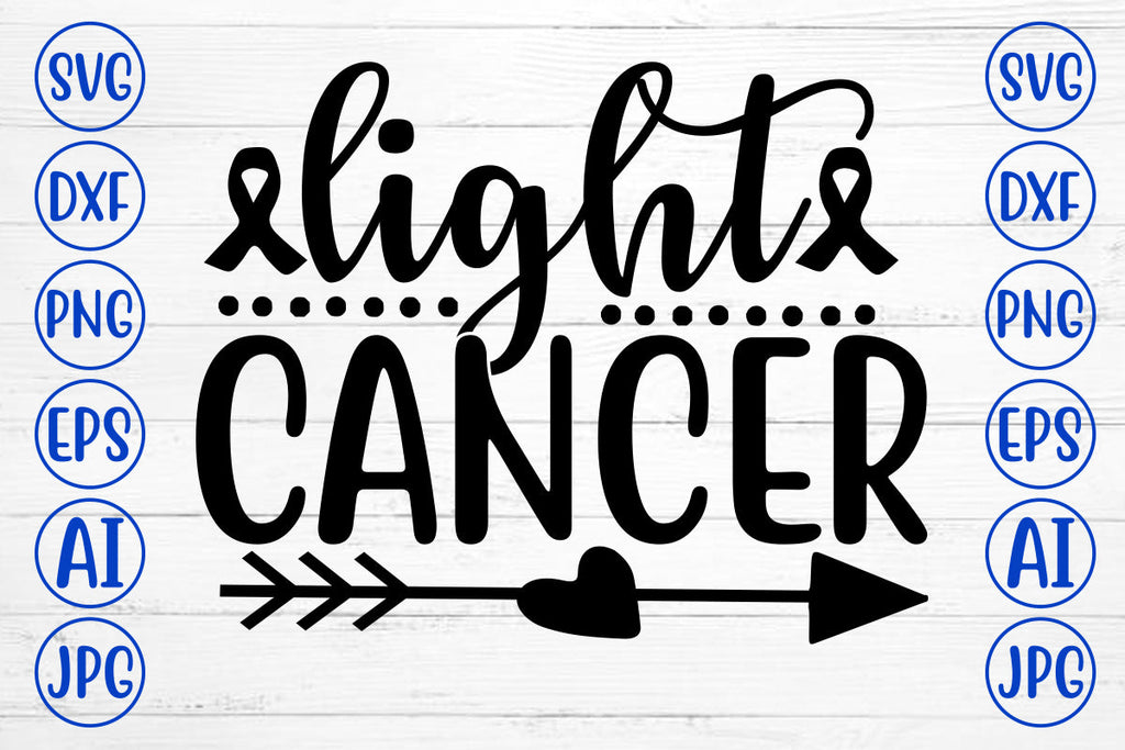 Light Cancer Background LIGHT CANCER SVG Cut File - So Fontsy