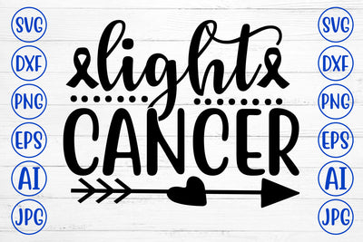 LIGHT CANCER SVG Cut File SVG Syaman 