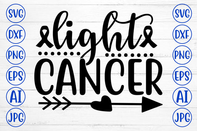 LIGHT CANCER SVG Cut File SVG Syaman 