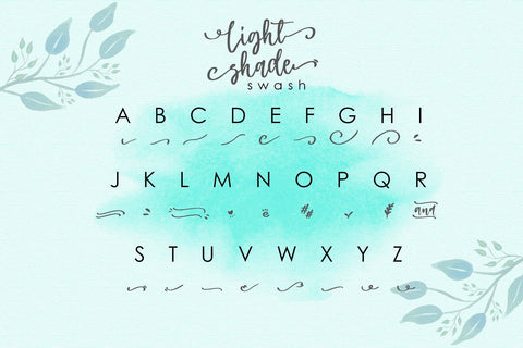 Light Shade Font Dm Letter Studio 