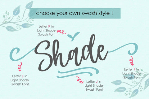 Light Shade Font Dm Letter Studio 