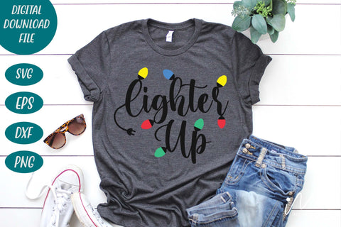 Lighter up svg, Christmas light svg, Vintage Lighter svg, Merry Christmas t shirt, Holiday svg, SVG Isabella Machell 