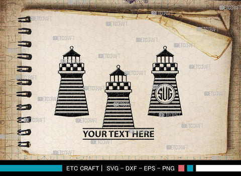 Lighthouse Monogram, Lighthouses Silhouette, Lighthouses SVG, Lighthouse Svg, Nautical Svg, SB0006 SVG ETC Craft 