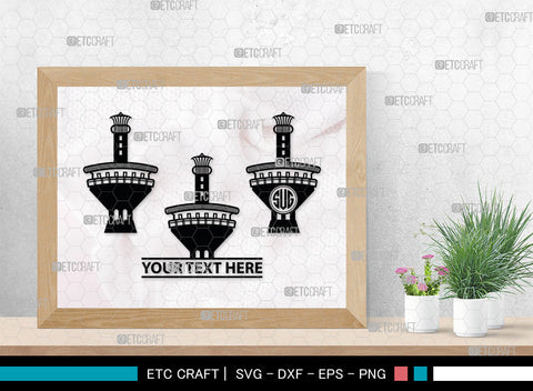 Lighthouse Monogram, Lighthouses Silhouette, Lighthouses SVG, Lighthouse Svg, Nautical Svg, SB0006 SVG ETC Craft 