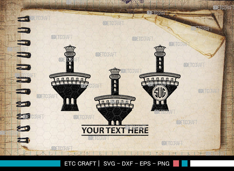 Lighthouse Monogram, Lighthouses Silhouette, Lighthouses SVG, Lighthouse Svg, Nautical Svg, SB0006 SVG ETC Craft 