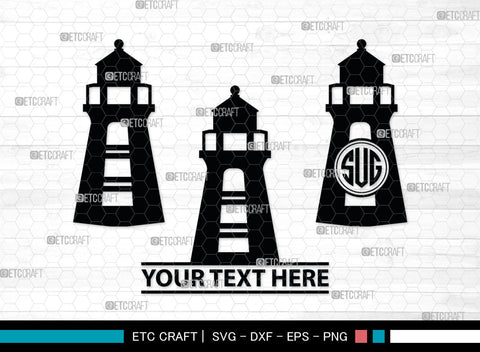 Lighthouse Monogram, Lighthouses Silhouette, Lighthouses SVG, Lighthouse Svg, Nautical Svg, SB0006 SVG ETC Craft 