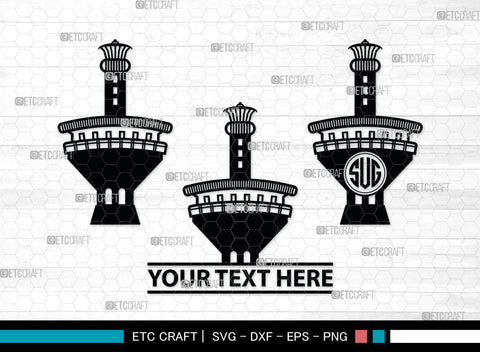 Lighthouse Monogram, Lighthouses Silhouette, Lighthouses SVG, Lighthouse Svg, Nautical Svg, SB0006 SVG ETC Craft 