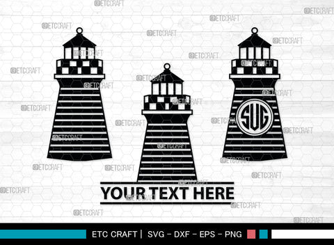Lighthouse Monogram, Lighthouses Silhouette, Lighthouses SVG, Lighthouse Svg, Nautical Svg, SB0006 SVG ETC Craft 