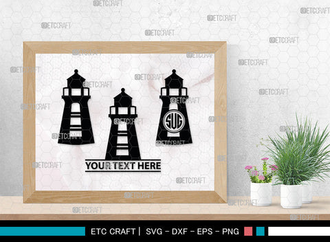 Lighthouse Monogram, Lighthouses Silhouette, Lighthouses SVG, Lighthouse Svg, Nautical Svg, SB0006 SVG ETC Craft 