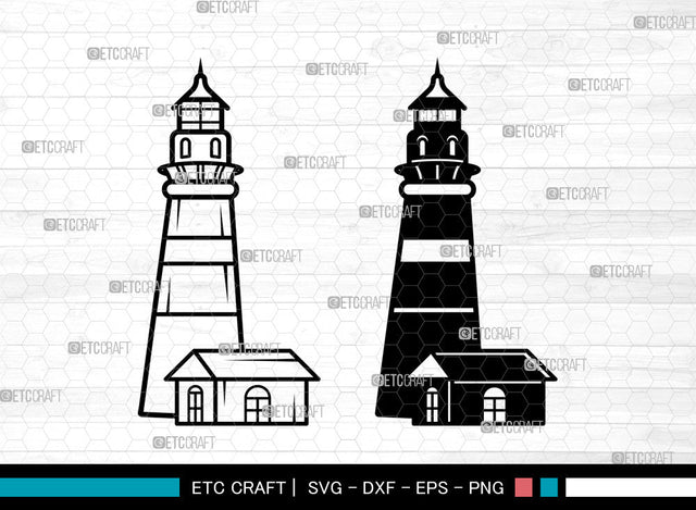 Lighthouse SVG, Lighthouse SVG, Lighthouse Stencil Svg, Nautical Lighthouse Svg, Lighthouse Icon Svg, Lighthouse Decal Svg, Lighthouse SVG ETC Craft 