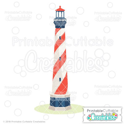 Lighthouse SVG Printable Cuttable Creatables 