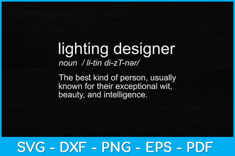 Lighting Designer Funny Drama Svg Design SVG artprintfile 