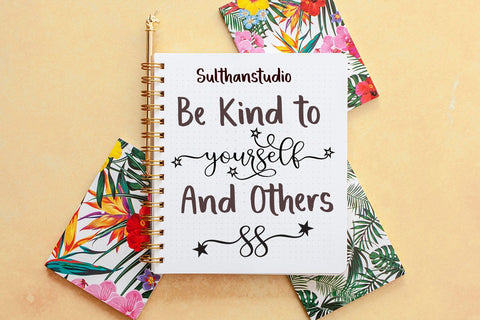 Lighting Start Font Sulthan studio 