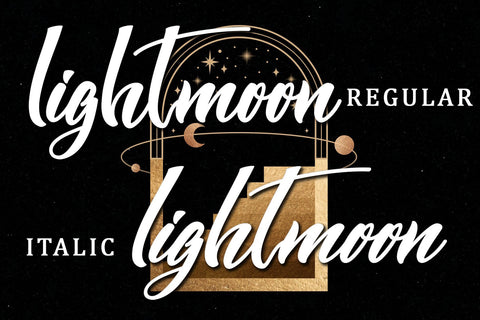 Lightmoon Font Sakha Design Studio 