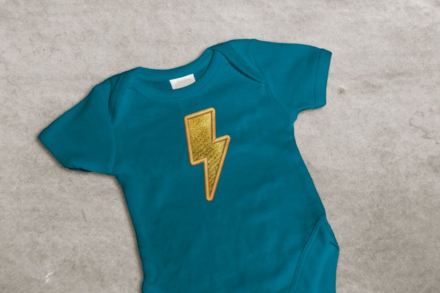 Lightning Bolt Applique Embroidery Embroidery/Applique Designed by Geeks 