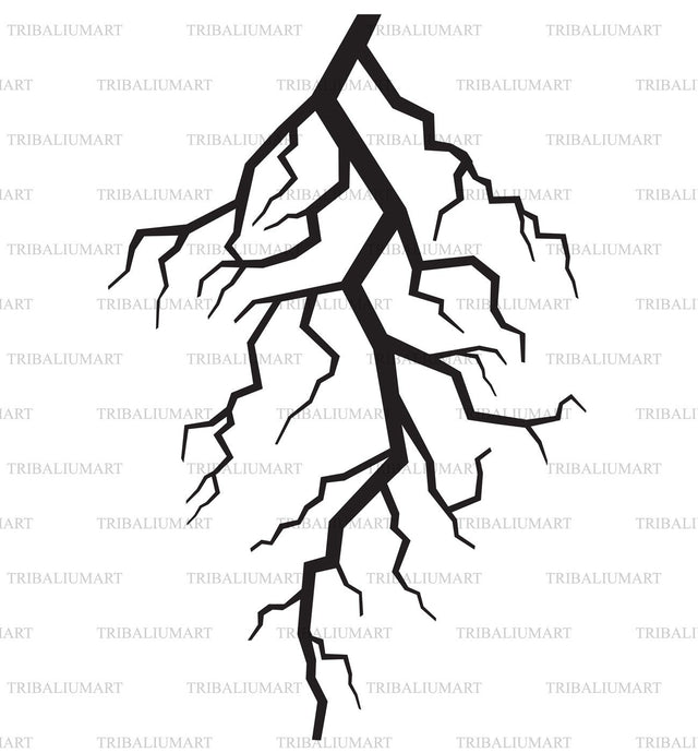 Lightning bolt SVG TribaliumArtSF 