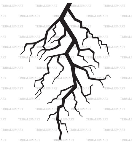 Lightning bolt SVG TribaliumArtSF 