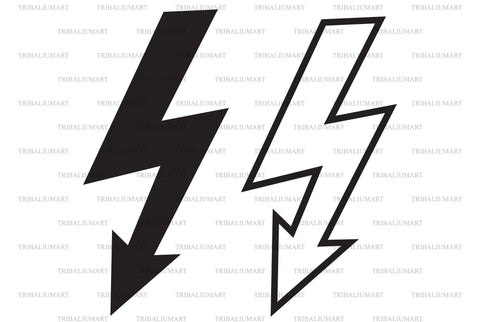 Lightning bolt SVG TribaliumArtSF 