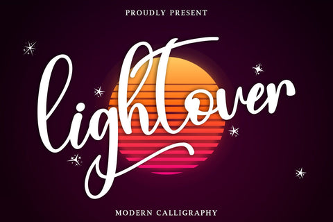 Lightover Font Sakha Design Studio 