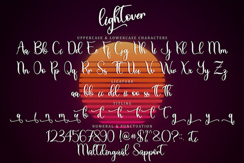 Lightover Font Sakha Design Studio 