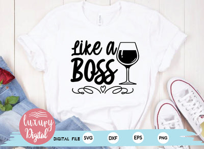 Like a Boss SVG md faruk hossain 