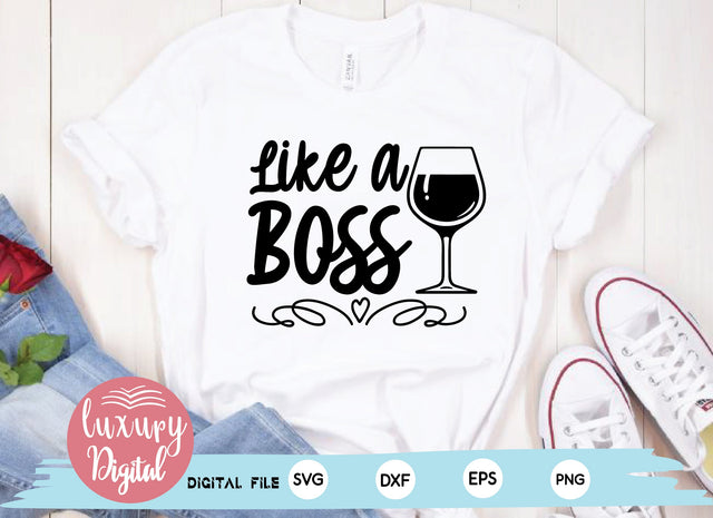 Like a Boss SVG md faruk hossain 