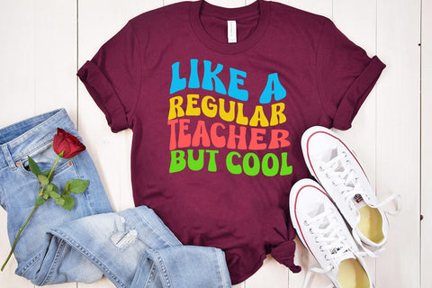 Like a Regular Teacher I Teacher Sublimation I Teacher PNG Sublimation Happy Printables Club 